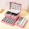 5-Layer Earring Jewelry Box with Lock – Stud, Necklace, Ring Organizer for Women and Girls